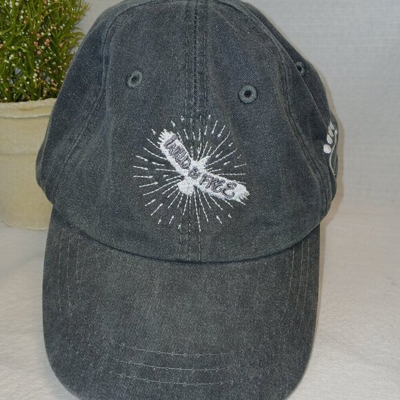 ADAMS FASHION HEADWEAR, "WILD AND FREE " EMBROIDERED GRAY CAP, NWOT - Picture 1 of 8